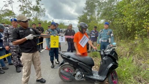Transparan Tangani Perkara Pembunuhan Trans GN Kupang Kiram Banjarbaru, TNI AL Gelar Rekonstruksi