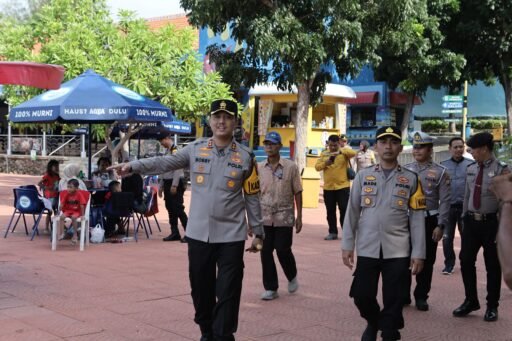 Kapolres Lamongan Monitoring Langsung Tempat Wisata di Hari Libur Lebaran Idul Fitri 1446 H