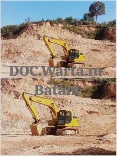 Penambangan Batu Diduga Ilegal di Lahan Pantai Belakang Polda Kepri: APH Mohon Sidak Lokasi Ini