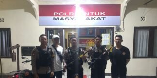 Enggang Polresta Pontianak Menindaklanjuti Laporan warga adanya Ganguan Keamanan