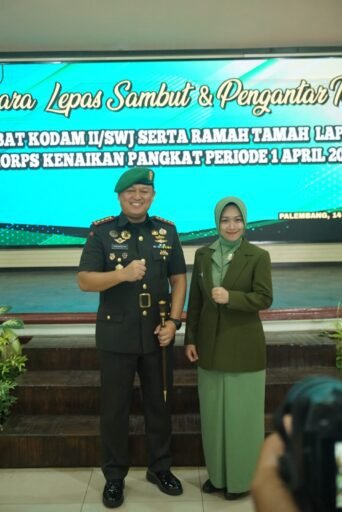 Korp Raport Dandim Palembang Naik Pangkat Kolonel