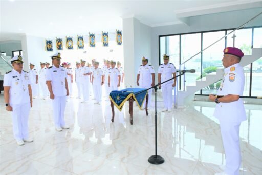 Danlantamal I Pimpin Sertijab Danlanal Tanjung Balai Asahan Dan Kadisminpers Lantamal I