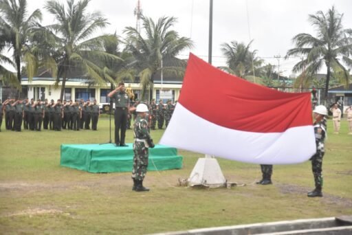 Kodim 0418/Palembang Gelar Upacara Bendera 17-an Bulan April 2025
