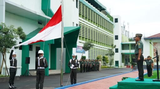 Kodam II/Sriwijaya Gelar Upacara Bendera 17-an Bulan Maret 2025