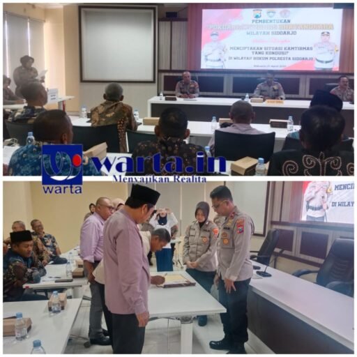 Polresta Sidoarjo Bentuk Pokdarkamtibmas Wujud Sinergi Masyarakat dan Polri Ciptakan Kamtibmas
