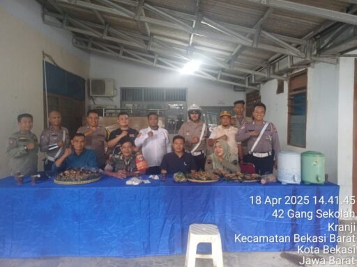 Polsek Bekasi Barat Amankan Ibadah Jumat Agung di Gereja Santo Mikael Kranji