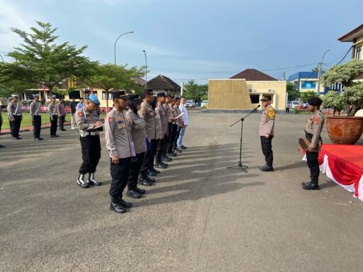Polres Serang Siagakan Personel Satgas Terkait Pemungutan Suara Ulang Kabupaten Serang Tahun 2025