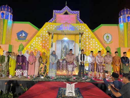 Danlanal Bintan Hadiri Penutupan MTQH Ke XIV Yang Di Hadiri Ustadz H. Abdul Somad