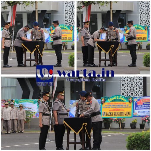 Kunjungan Kerja, Kapolda Jatim Pimpin Upacara Sertijab Kapolres Tuban