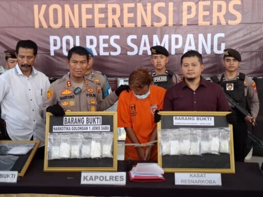 Polres Sampang Ungkap Peredaran Narkoba, Kurir dan 938,73 Gram Sabu Berhasil Diamankan