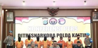 Polda Kaltim Ungkap Jaringan Besar Narkoba, Total 35,9 Kg Sabu dan 500 Gram Ganja Diamankan
