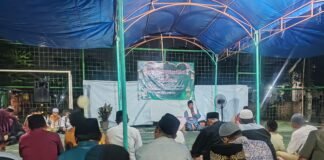 Warga RT 08 RW 011 villa mutiara gelar halal bihalal dengan door prize