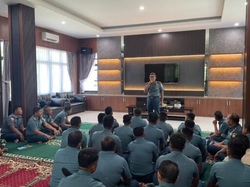 Lanal Bintan Laksanakan Pengajian Untuk Meningkatkan Iman Dan Taqwa