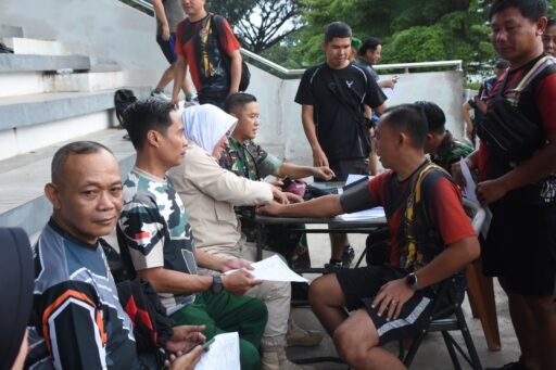 Korem 044/Gapo Gelar Tes Kesemaptaan Jasmani