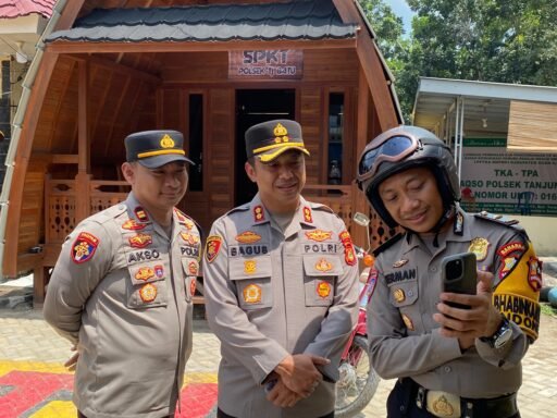 Kapolres Ogan Ilir Kunker, Shooting Konten Inovasi Pelayanan Polri Bersama Pak Babin Nusantara