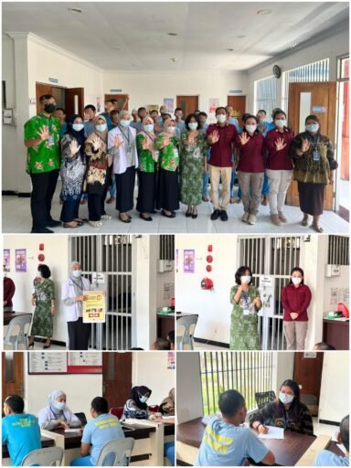 Wujudkan Pemasyarakatan Sehat,Rutan Batam Gelar Layanan Mobile VCT HIV + Sifilis bagi Warga Binaan