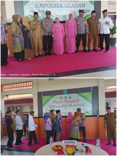 Halal Bihalal dan Pisah Sambut Kapolsek Glagah Berjalan Meriah Dan Penuh Keakraban