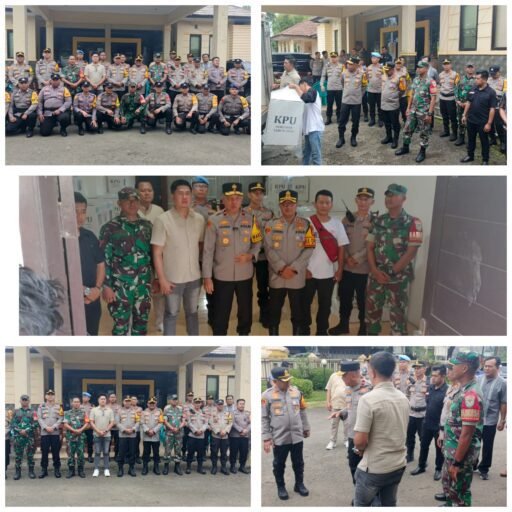 Pastikan Pengamanan Penyimpanan Logistik PSU, Wakapolda Banten Kunjungi PPK Kecamatan Kibin