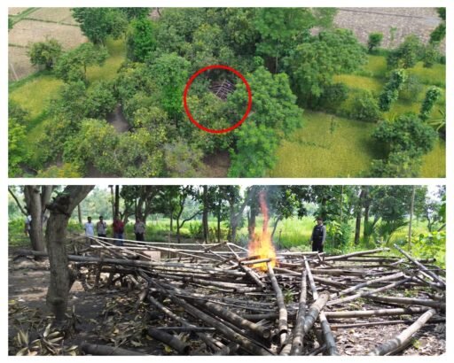 Patroli Drone, Polres Pasuruan Kota Berhasil Identifikasi dan Bongkar Lokasi Sabung Ayam