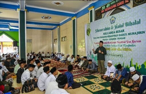 Halal Bihalal Ponpes Darul Muhajirin Praya Gubernur Minta Dukungan Masyarakat Memimpin NTB