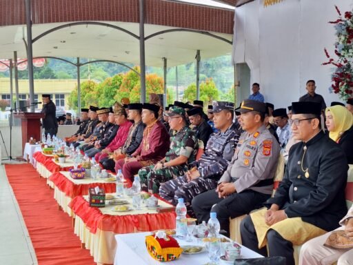 Danlanal Simeulue Ikuti Upacara Peringatan Hardiknas dan Hari Otonomi Daerah Tahun 2025