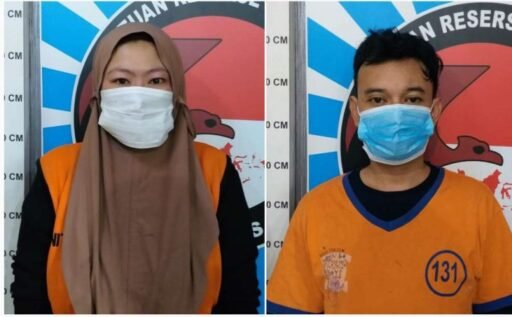 Satreskoba polrestabes surabaya menangkap dua pelaku pengedar narkoba