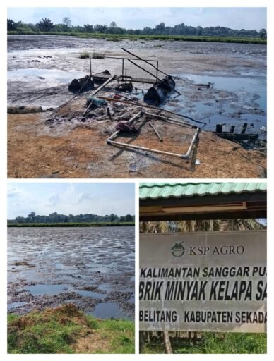 PT. Kalimantan Sanggar Pusaka Diduga Abaikan Amdal, Hanya Bangun Satu Kolam Limbah