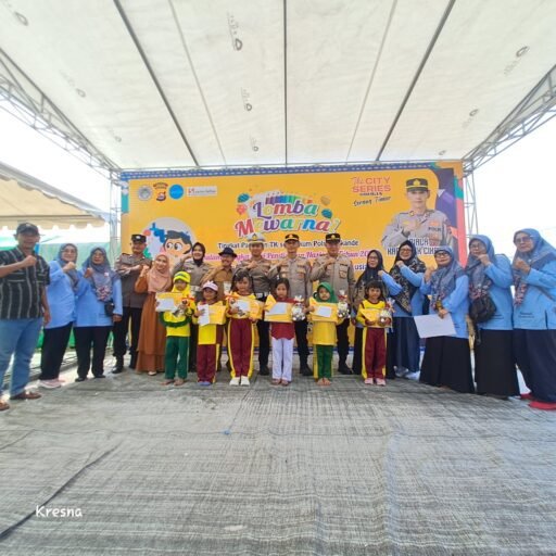 Semarak Hardiknas, Polsek Cikande Bersinergi dengan Himpaudi Gelar Lomba Mewarnai