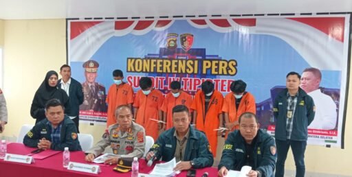 5 Tersangka Tindak Pidana Illegal Logging Diringkus Subdit IV Tipidter Ditreskrimsus Polda Sumsel