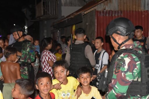 Warga Apresiasi TNI-POLRI Rutin Gelar Patroli Skala Besar Di Belawan Cegah Tawuran