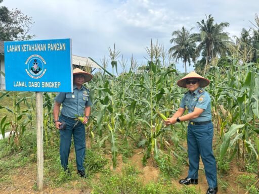 Lanal Dabo Singkep Komitmen Dalam Mendukung Program Ketahanan Pangan Nasional