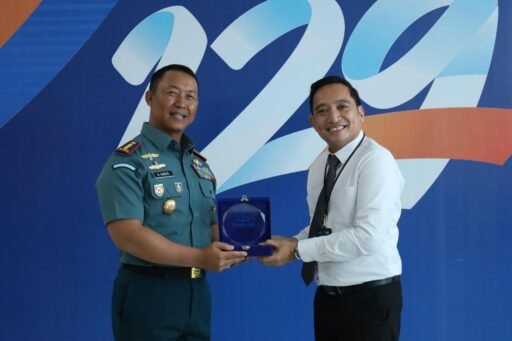 Jalin Silaturahmi Perkuat Sinergitas, Danlanal Dumai Kunjungi Kantor Cabang BRI Kota Dumai