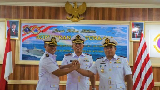 Dansatrol Lantamal I Pimpin Upacara Serah Terima Jabatan Komandan KRI Tuna-876
