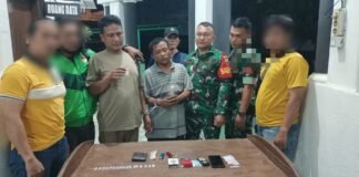 Unit Intel Kodim 0204/DS Ringkus 2 Pengedar di Padang Hilir Tebing Tinggi