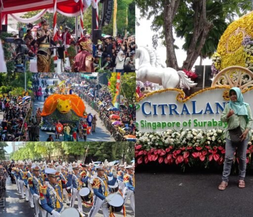 Antusian Warga Surabaya Ikut Ramaikan Parade Surabaya Vaganza HJKS 2025