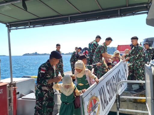 Lanal Simeulue Terima Kunjungan Edukasi TK Islam Al Fathul Akbar