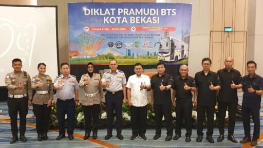 Diklat SOP dan SPM Layanan Angkutan Umum Team Unit Kamsel Satlantas Polres Metro Bekasi Kota