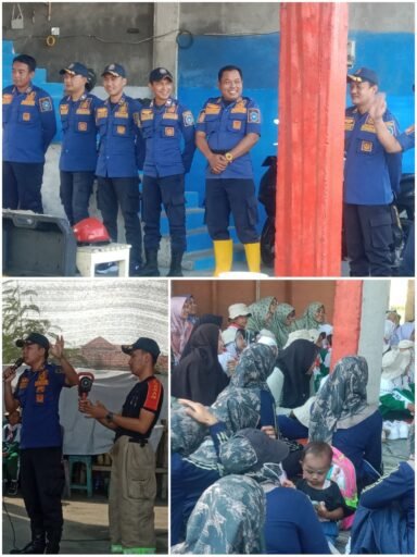 Edukasi dan Wisata Usia Dini, Korwil Damkar Ngimbang Sosialisasi Damkar Pada KB – RA Tenggiring.