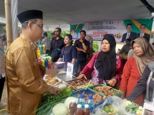 Gerakan Pangan Murah (GPM) Digelar Pemprov NTB Jelang Idul Adha, di Desa Banyumulek Lobar