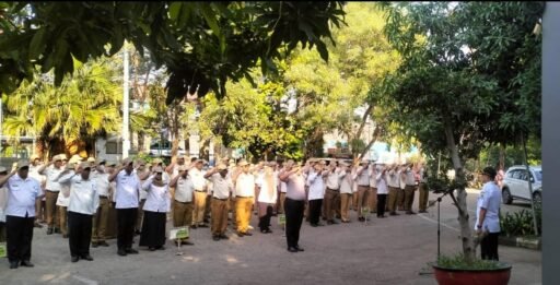 Apel Gabungan Tiga Pilar dan Sosialisasi Pengendalian Gratifikasi Digelar diKecamatan Bekasi Timur