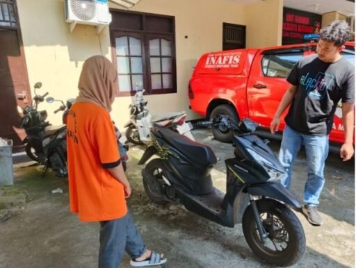 Tim Resmob Polresta Mataram Ringkus Wanita Sumbawa, Jual Motor Pinjaman Tuk Bertahan Hidup