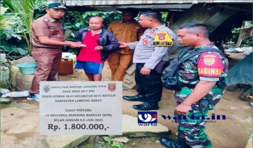 Pemerintah Pekon Sumber Rejo Salurkan BLT-DD Tahap I Tahun 2025