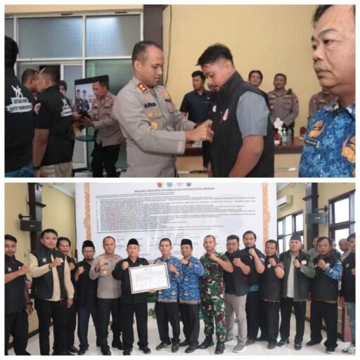 Polres Lamongan Libatkan Satgas Sentot Prawirodirjo 21 Perguruan Silat Berdamai Jaga 1 Syuro