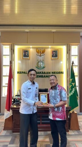 Karutan Kelas I Palembang, M Rolan Beraudiensi dengan Kajari Palembang Hutamrin