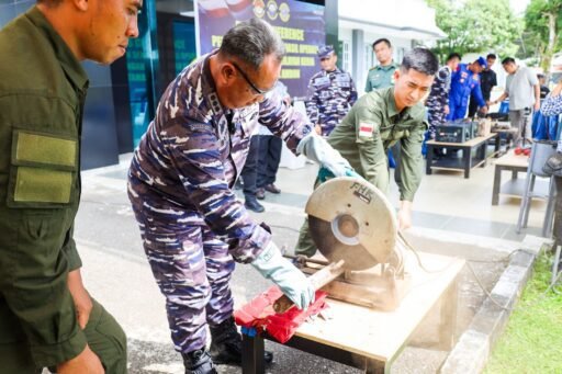 Lantamal IX Gelar Press Conference Pemusnahan Senjata Hasil Penggalangan