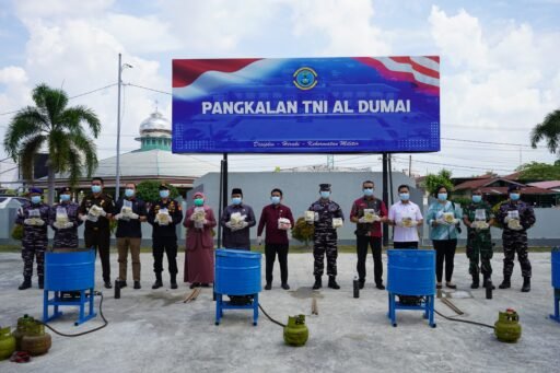 Langkah Nyata Berantas Narkotika, Pangkalan TNI AL Dumai Musnahkan 48,54 Kg Narkotika Jenis Sabu