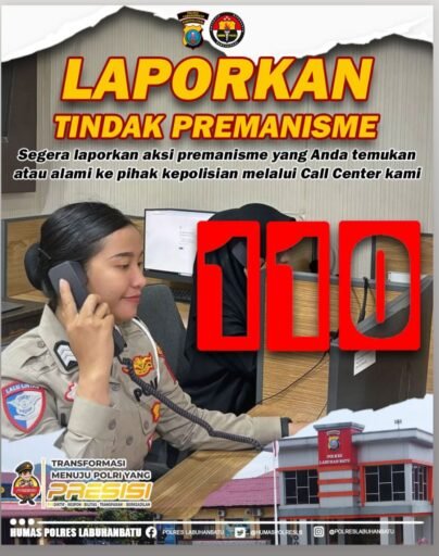 Hadir 24 Jam Lewat Layanan Polisi 110, Polres Labuhan Batu Siap Melayani Masyarakat