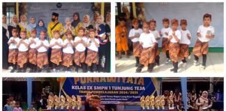 SMP Negri 1 Tunjung Teja Gelar Pentas Seni dan Latihan Kepemimpinan sejak dini