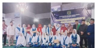 BKMT PC Batu Ampar Gelar Pawai Obor Sambut Tahun Baru Islam 1447 H, Diikuti 40 Group, MT dan TPQ