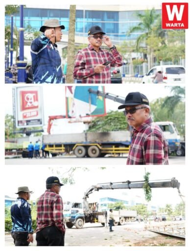 Sebanyak 745 Reklame Dibongkar, Titik Pertama yang dibongkar Yang Ada Disimpang Mega Mall